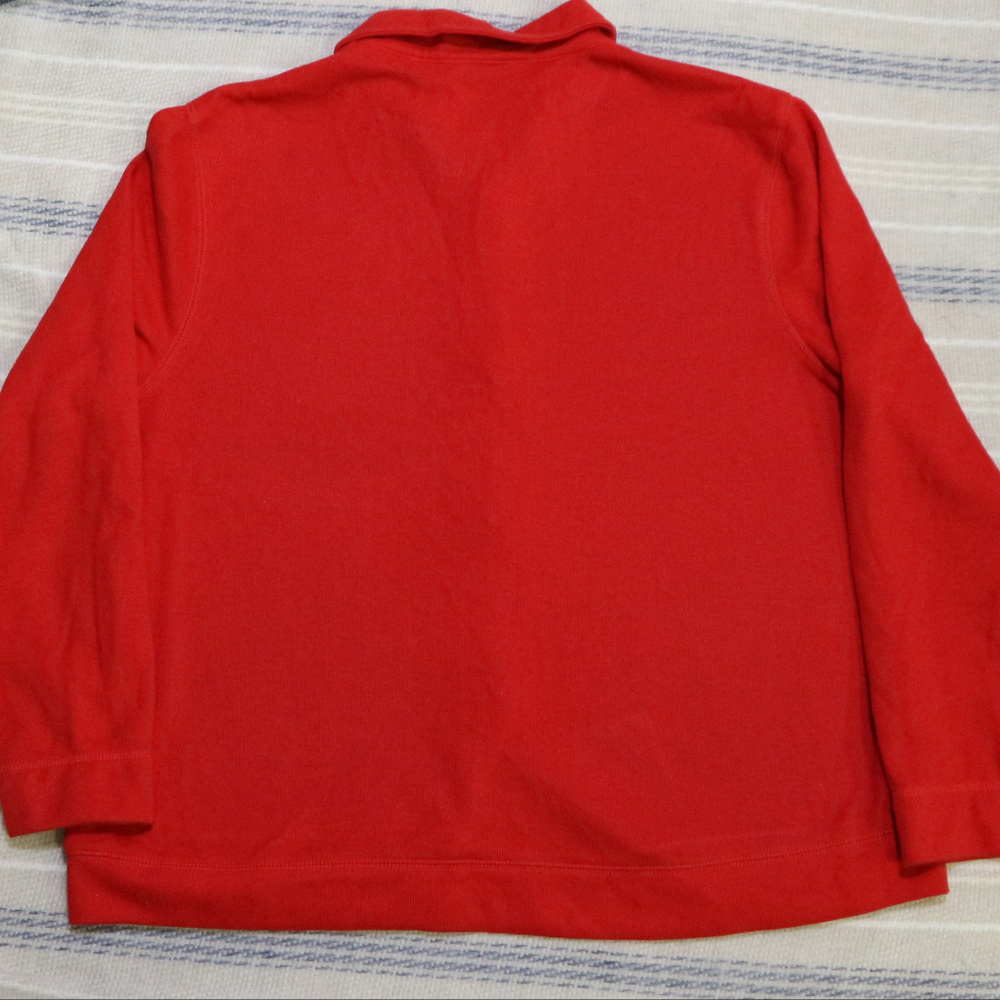 Vintage ONQUE Casuals Red Christmas Tree Cardigan - Picture 3 of 7